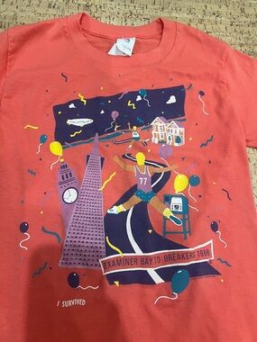 Bay to Breakers 1988 T-shirt made in USA